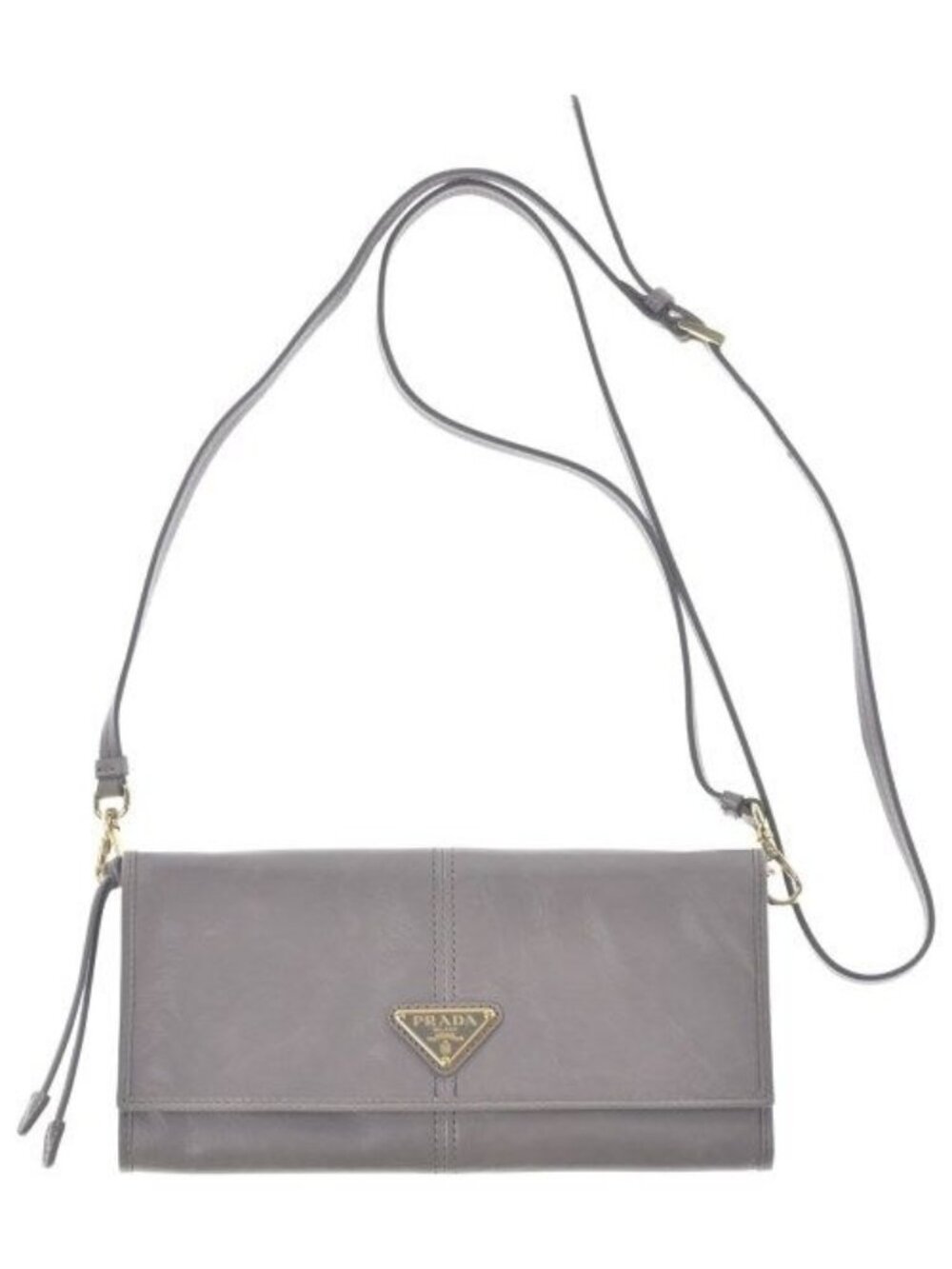 Prada Leather Wallet on Chain Coin Purse